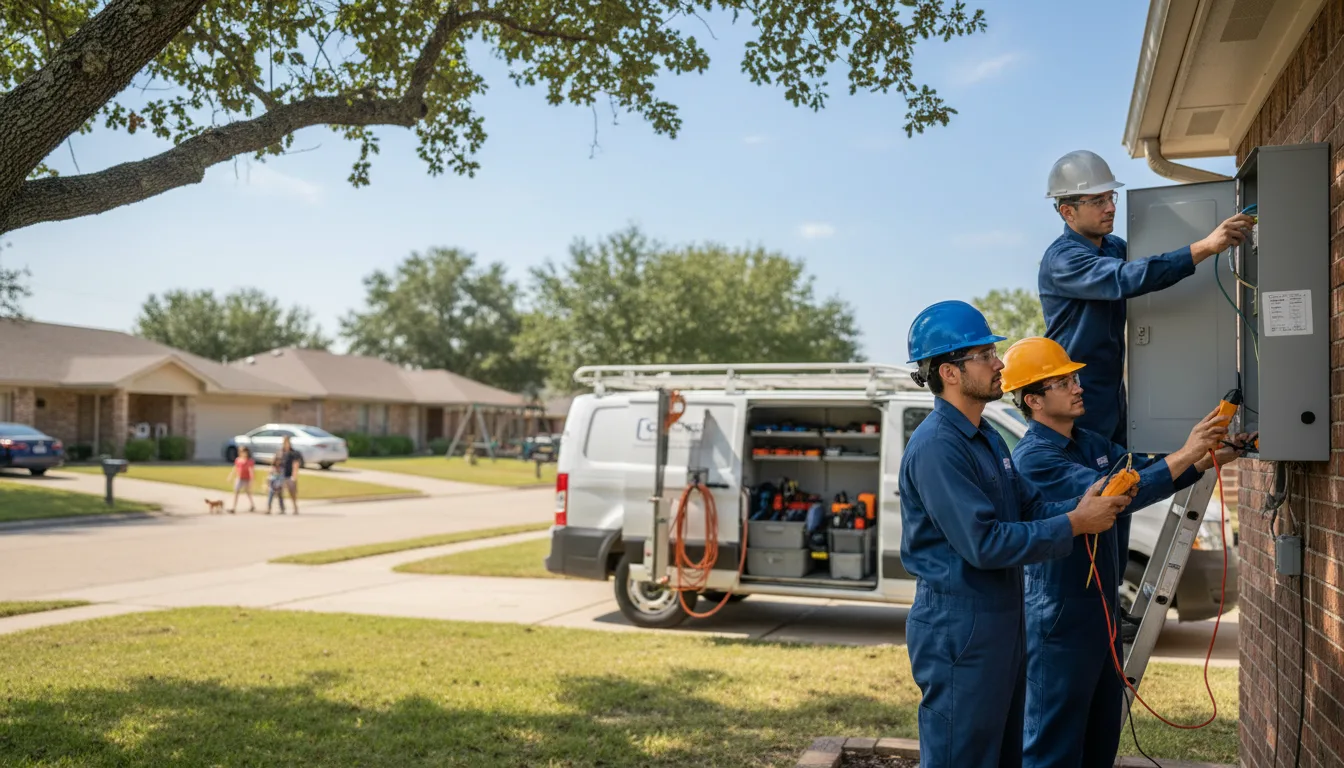 Certified electrician providing emergency electrical services in Coleman, GA